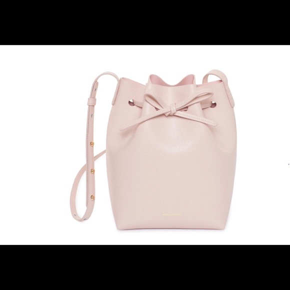 Mansur Gavriel Saffiano mini bucket bag - Picture 1 of 4